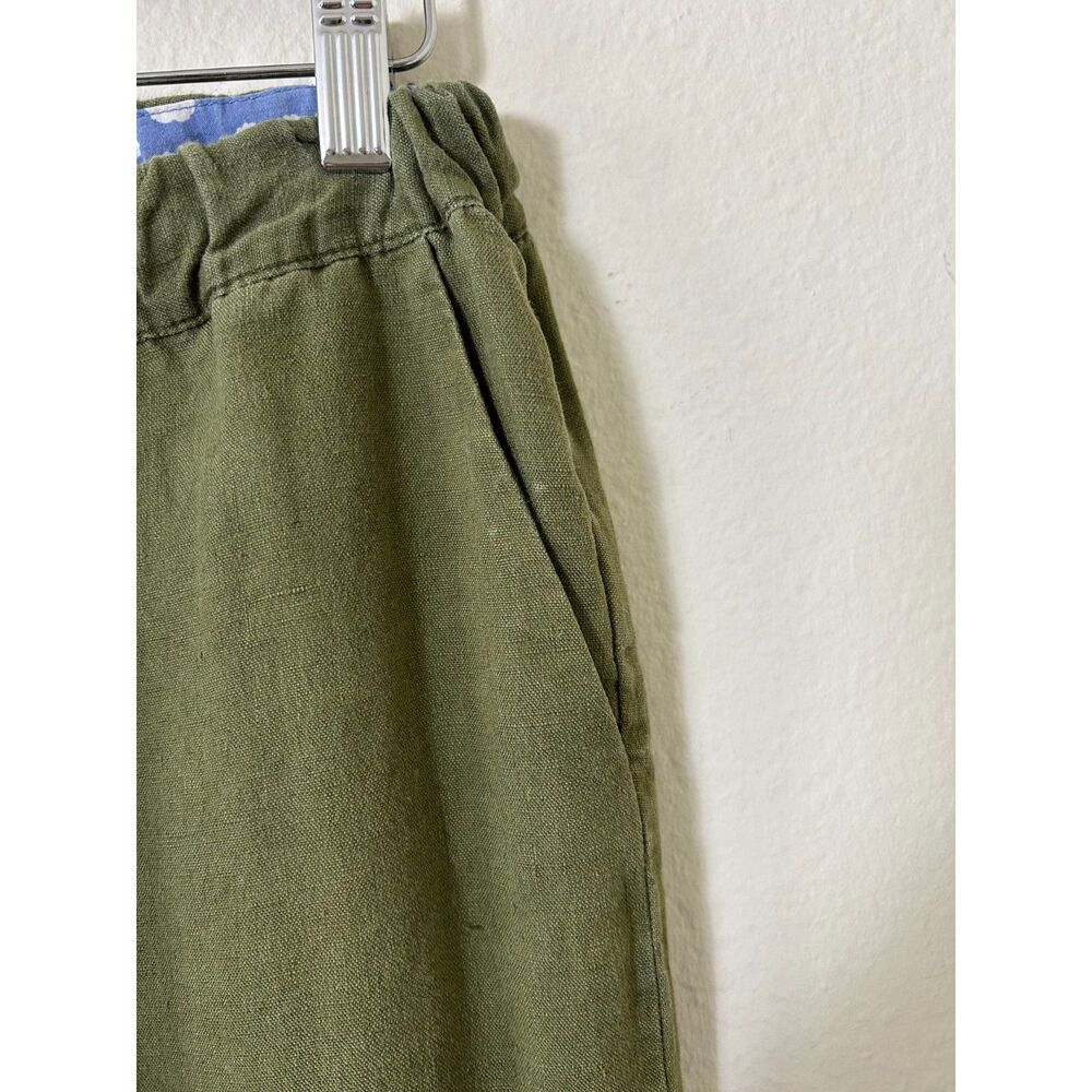 Boden 100% linen pants‎ Women's 2 Green lightweight minimalist lagenlook spring - Picture 7 of 9